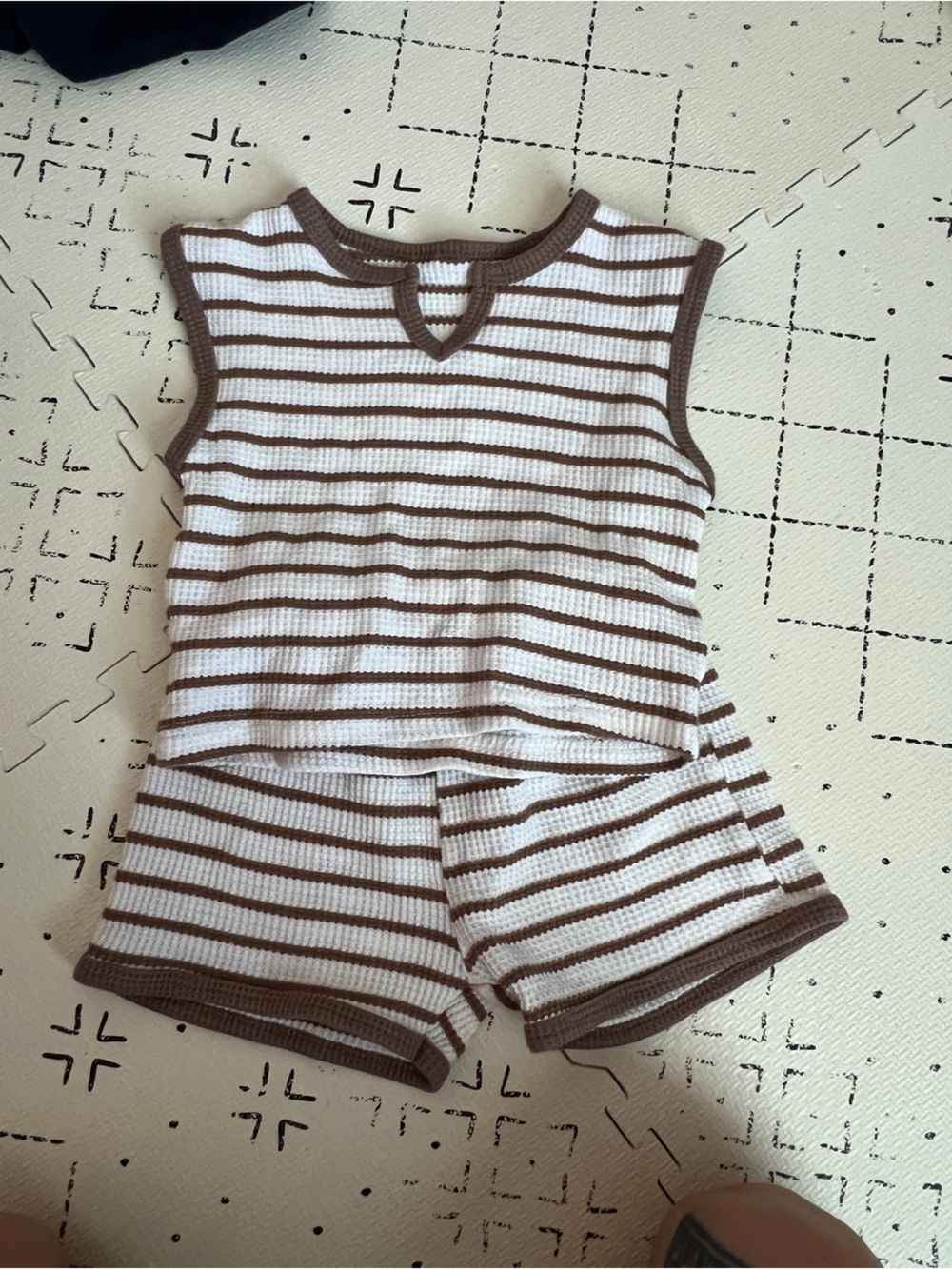 Ryan & remi striped matching set 24 month